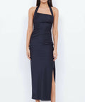 Bec & Bridge Ula Asym Maxi Size 8 - 8 / Navy Blue - Dresses
