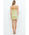 Bec & Bridge Venus Sequin Mini Dress - 6 / Yellow - Dresses