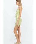 Bec & Bridge Venus Sequin Mini Dress in Citron - Dresses