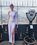 Bec & Bridge Violetta Asymmetrical Dress - 10 / Violet - Dresses