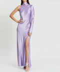 Bec & Bridge Violetta Asymmetrical Dress - 10 / Violet - Dresses