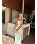 Bec + Bridge Yellow Halle Strapless Gown - Dresses