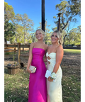 Bec + Bridge Yellow Halle Strapless Gown - Dresses