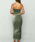 Beginning Boutique Arleth Velvet Set Green - Outfit Sets