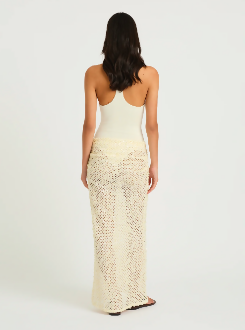 Benni Ariel Maxi Dress in Shell - Dresses