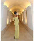 Benni - Blaire Midi Dress - Lemon - 10 / Yellow - Dresses