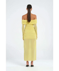 Benni - Blaire Midi Dress - Lemon - 10 / Yellow - Dresses