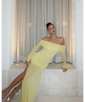 Benni - Blaire Midi Dress - Lemon - 10 / Yellow - Dresses