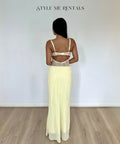 Benni Gabriel Maxi Dress Lemon Sorbet Size 6 - 6 / Yellow - Dresses
