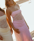 Benni Gabriel Maxi Dress Pink Sorbet - Dresses