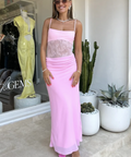 Benni Gabriel Maxi Dress Pink Sorbet - Dresses