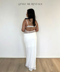 Benni Gabriel Maxi Dress White Size 12 - 12 / White - Dresses