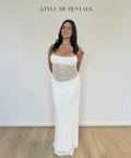 Benni Gabriel Maxi Dress White Size 12 - 12 / White - Dresses