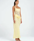 Benni Gina Halter Dress — Yellow - Dresses