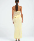 Benni Gina Halter Dress — Yellow - Dresses