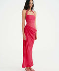 Benni Gina Halter Neck — Watermelon - Dresses