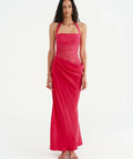 Benni Gina Halter Neck — Watermelon - Dresses