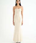 Benni Juliano Sequin Slip - Light Toffee - 8 / Brown - Dresses