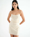 Benni Juliano Sequin Slip Mini Dress Light Toffee Size 8,10 - Dresses