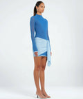 Benni Kingsley Mini Dress - 8 / Blue - Dresses