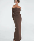 Benni Lorena Maxi - Ash Brown - 8 / Brown - Dresses