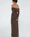 Benni Lorena Maxi - Ash Brown - 8 / Brown - Dresses