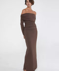 Benni Lorena Maxi Dress - Brown / 8 - Dresses