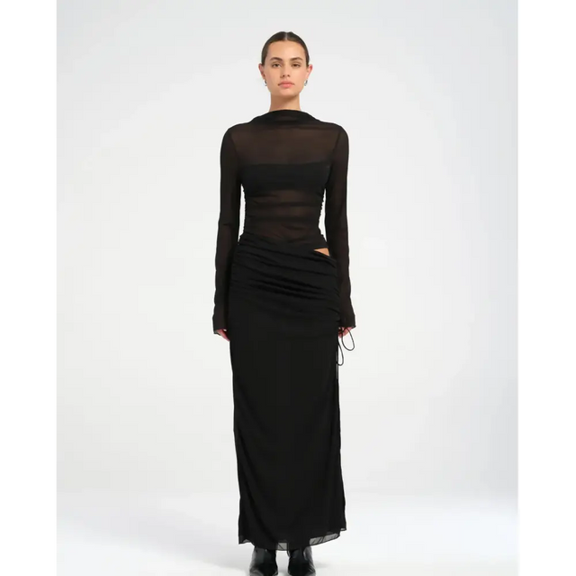 Benni Mable Maxi Dress - 8 / Black - Dresses