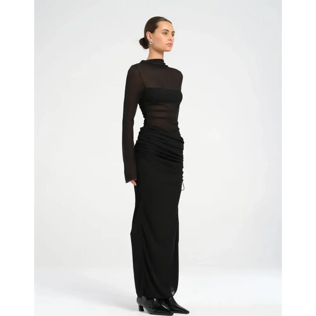 Benni Mable Maxi Dress - 8 / Black - Dresses