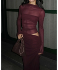 Benni Mable Maxi - Plum - 8 / Red - Dresses