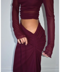 Benni Mable Maxi - Plum - 8 / Red - Dresses