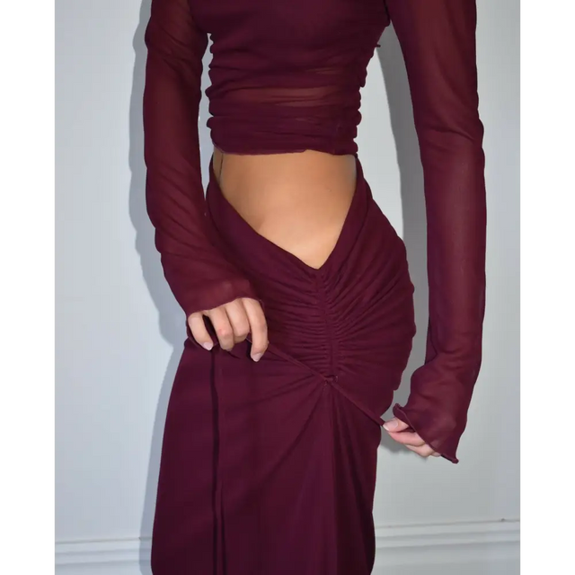 Benni Mable Maxi - Plum - 8 / Red - Dresses