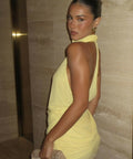 Benni Maisie Mini Dress in Yellow - 8 / Yellow - Dresses