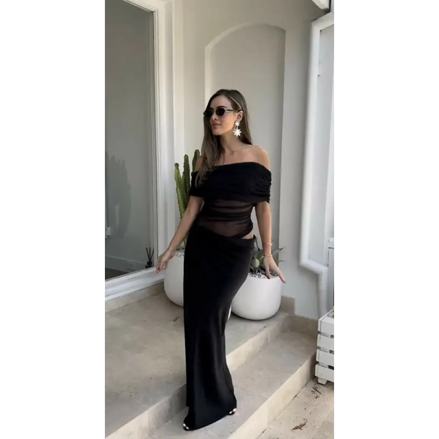 Benni Nico Maxi Dress - 10 / Black - Dresses