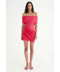 NicoOffShoulderMiniDresswatermelon1