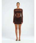 Benni Oscar Mini - 8 / Brown - Dresses