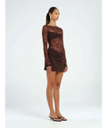 Benni Oscar Mini - 8 / Brown - Dresses