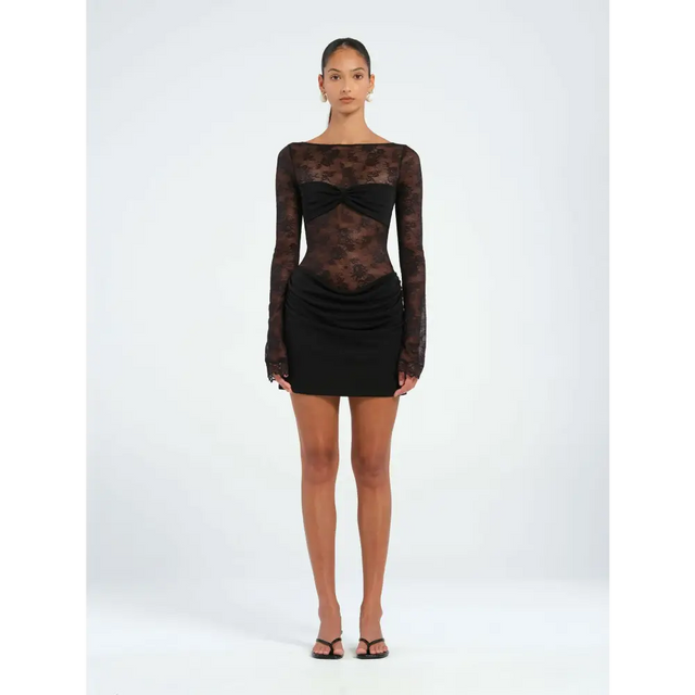 BEN327-WEBRES_1720x2284_LaurenStevenson_OsakrMiniDress_Black-1