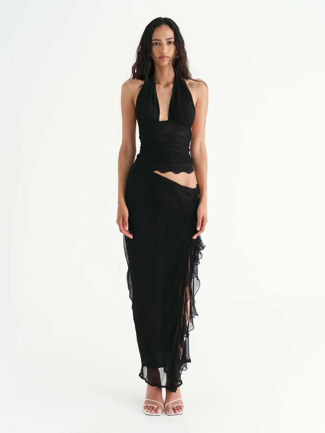 Benni Penelope Maxi Dress — Black - 8 / Black - Dresses