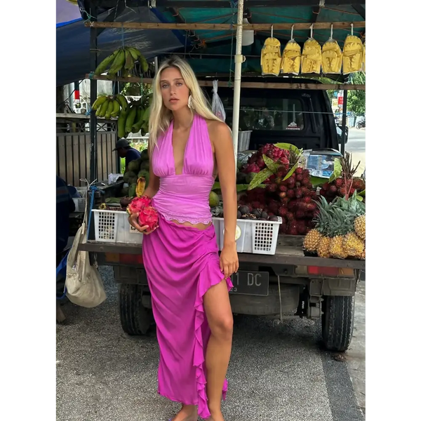 Benni Penelope Maxi Pink Passion For Fashion Dress Hire | Passion
