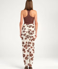 Benni Piper Maxi Dress in Coco Blossum - 14 / Brown - Dresses