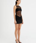 Benni Raffy Mini Dress - 8 / Black - Dresses