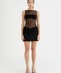 Benni Raffy Mini Dress - 8 / Black - Dresses