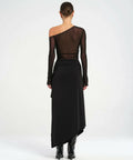 BENNI Roman Maxi Dress in Classic Black - 8 / Black - Dresses