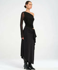 BENNI Roman Maxi Dress in Classic Black - 8 / Black - Dresses