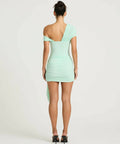 BENNI Rumi Mini Dress in Bleached Aqua - 6 / Blue - Dresses