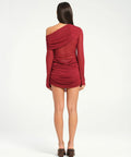 BENNI Vienna Mini Dress in Sangria Red - 8 / Red - Dresses