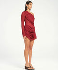 BENNI Vienna Mini Dress in Sangria Red - 8 / Red - Dresses