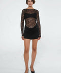 Benni Yana Lace Mini - Black - 10 / Black - Dresses