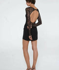 Benni Yana Lace Mini Dress - 10 / Black - Dresses